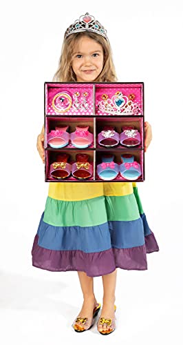 Fash N Kolor SLIPPER VARIATION2 Princess Dress Up Pretend Play Shoes Set, Jewelry Boutique, Fashion Princess Toys Accessories thumb #4