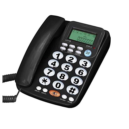 TelPal Corded Big Button Telephone for Elderly Caller ID Landline Phones for Seniors Amplified Telefonos Home Phone for Old People with Speaker and Easy to Read Numbers…