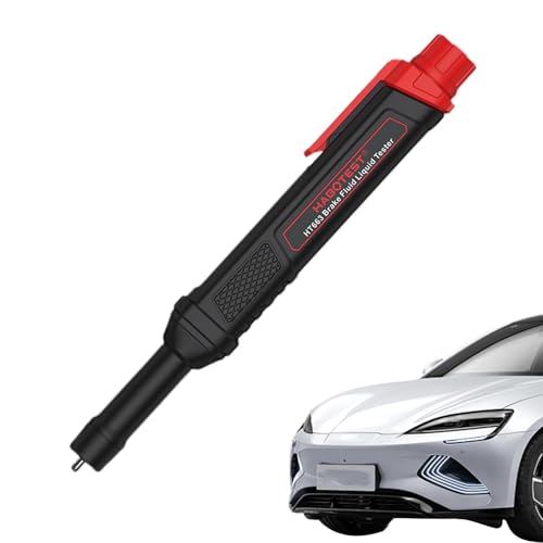 Tester liquido freni, tester di umidità del liquido dei freni - Penna di misurazione del liquido dei freni, analizzatore di umidità 'olio portatile con retroilluminazione a 3 colori per