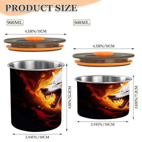 Contenedor de café hermético Blueangle acero inox 500ml miniatura 2