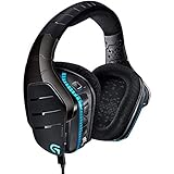 Dkee Auricular For Juegos For PS4, PC, Xbox One, Aislamiento De Ruido Profesional Sobre La Oreja Los Auriculares Con El Mic, Luz Del LED, 7.1 Canales Auriculares For Juegos, Bajo Envolvente, Suave Mem