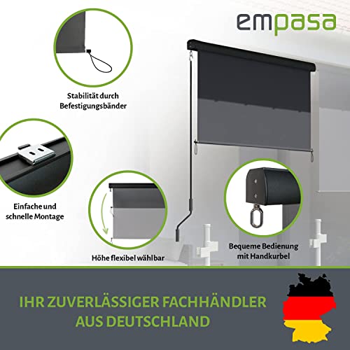 Senkrechtmarkise Empasa Master für Balkon und Terrasse