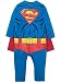 Warner Bros. Justice League Superman Toddler Boys Hooded Costume Coverall & Cape (4T)