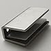 Kyien 4Pcs Stainless Steel Glass Shelf Clip Clamp Bracket Support Adjustable 304 Stainless Steel Glass Clip Shelf Brackets Holder Support 0.3