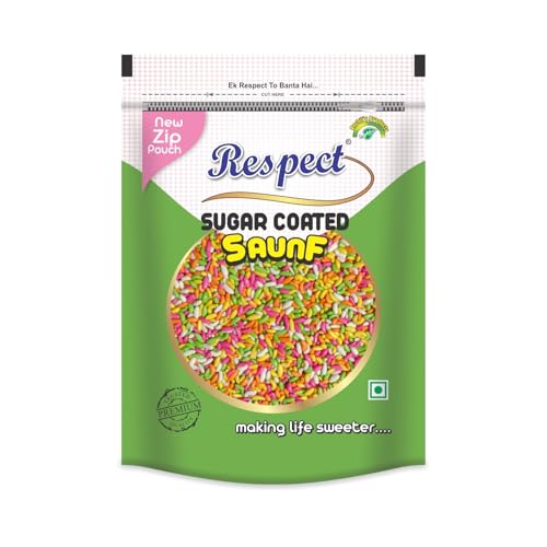 Image of RESPECT Sugar Coated Saunf Mix 500g & Sweet Cherry Mix 500g | Combo Mouth Freshener (1kg)