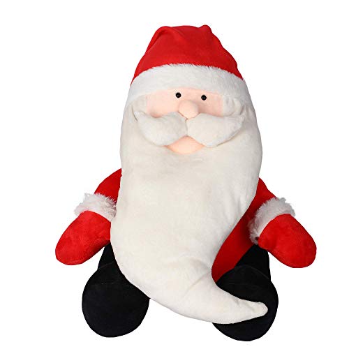 Image of HUG 'n' FEEL SOFT TOYS Santa Claus Soft Toys, Baby Toys, Kids Toy, Soft Toy, Toy for Girl, Birthday Gift for Girl, Christmas Decorations for Home, Toy Gift for Girls, Toys Gift Items, (35cm, Red)