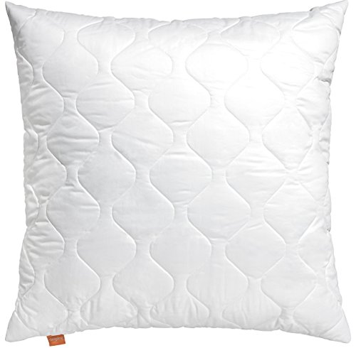 sleepling 192805 Bettwaren Set | Kopfkissen 80 x 80 cm + Ganzjahresbettdecke 135 x 200 cm | medium Bettdecke | Mikrofaser Decke | Ökotex | Wärmeklassengarantie | Made in EU , weiß - Image 4