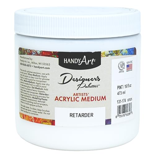 Handy Art Acrylic Mediums (Retarder Medium, 16 oz)