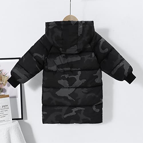 Modntoga Toddler Baby Boy Girl Winter Coat Warm Jacket Hooded Padded Jacket Clothes Thick Outerwear (Camouflage, 6-7 Years) #TOP1