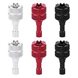 6 PCS Drone Controller Sticks, Detachable Aluminum Alloy Drone Joysticks Sticks Compatible with DJI Mini 3 Pro/Air 3/Mavic 3 Pro RC & RC 2 Replacement Accessories(Silver, Black, Red)