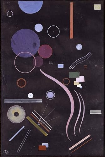 Pintura en lienzo de Kandinsky para llenar de color y estilo abstracto las paredes de tu salón