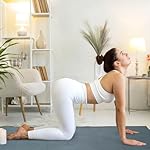 MOONSMILE 2 Pack Hot Yoga Mat Towels with Grip Dot,Yoga Mat Towels for Hot Yoga Non Slip,Soft Suede Microfiber Cover,Absorbent Pilates Exercise Accessories - Image 5