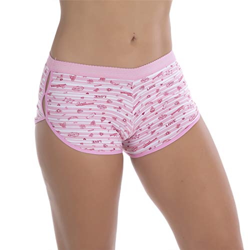 Kit com 6 Shortinhos Algodão Penteado