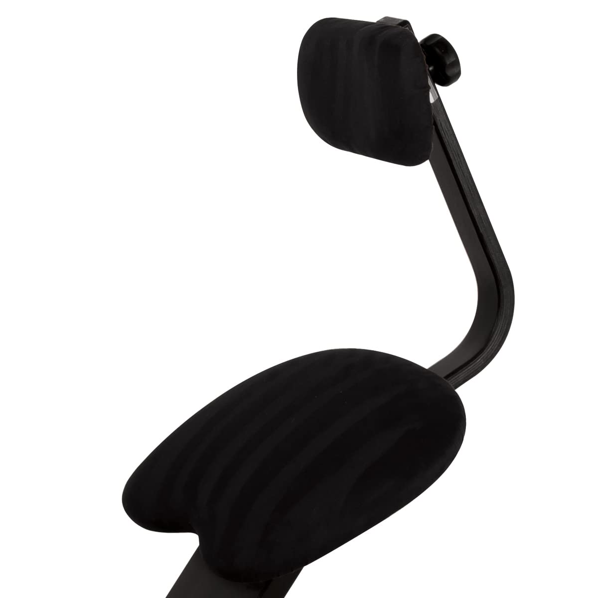 Mercurius Ergo-Soft OP Ergonomischer Stuhl Orthopädischer Kniestuhl Computerstuhl Kniehocker Stoff - Made in EU, CE, TUV (Black)