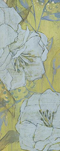 AFFICHE sur TOILE ENCADRÉ Kate Birch Floral Portrait déco salon moderne grand format 144x57 cm