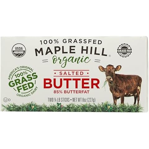 MAPLE HILL CREAMERY Organic Salted Butter, 8 OZ Cover