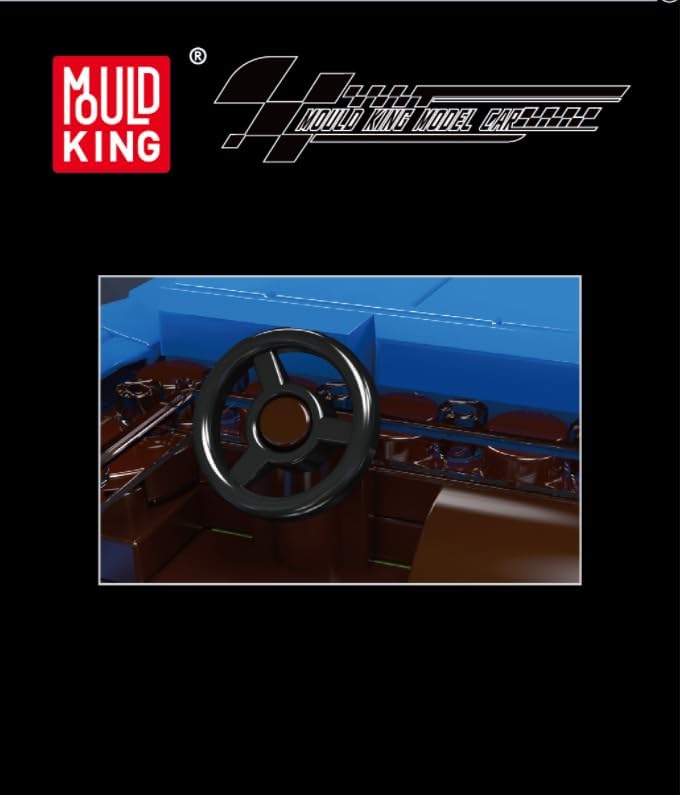 Miniatura 8 de Mould King Ford F150 SVT Raptor - Juego de construcción de automóviles con vitrina acrílica, kit de bloques de construcción de juguete de juguete de