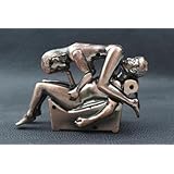 メタルセックスブタントーチライター、大人向けセクシージェットフレームライター、面白い詰め替え式ガス防風ライターー、セックスノイズ付きデスクトップポータブルライターー(E)