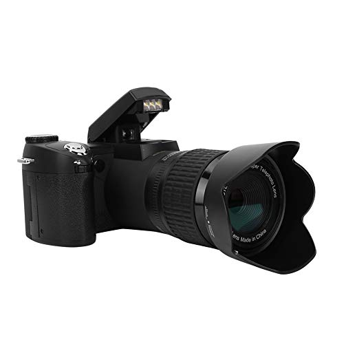RANNYY Digitalkamera, 33MP Digitalkamera DSLR 0,5X Weitwinkelobjektiv + 24X Teleobjektiv + LED-Licht – Bild 3