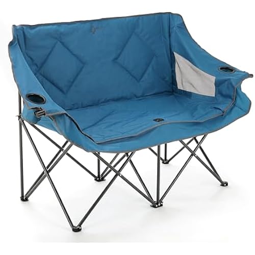 ARROWHEAD OUTDOOR Portable Folding Double Duo Camping Chair Loveseat