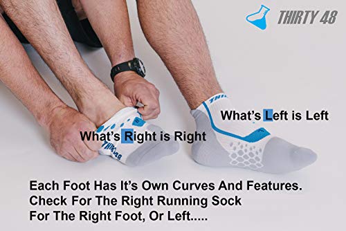 Thirty48 Compression Low Cut Running Socks for Men and Women | 15-20mmHg Compression3