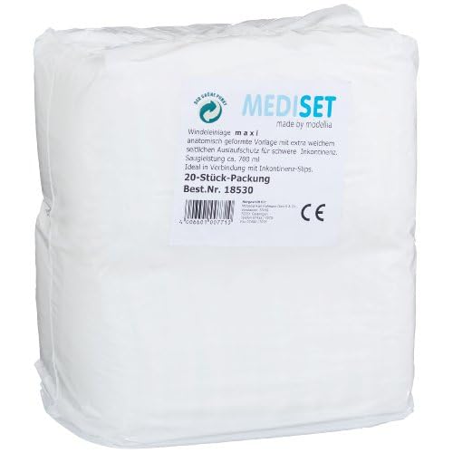 Mediset made by modellia Saugeinlage "maxi", 1er Pack (1 x 20 Stück)