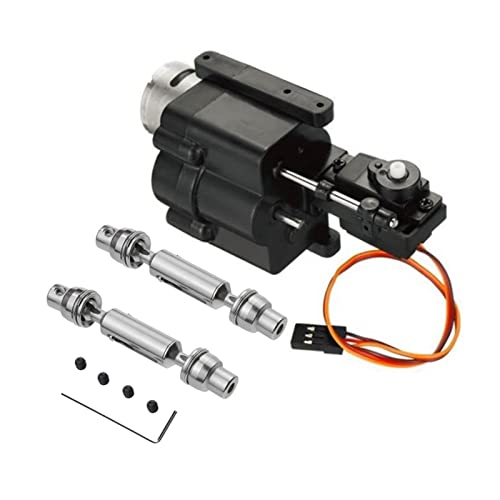 VIKEP 2-Gang-Getriebe Mit Antriebswelle Geeignet for WPL C14 C24 B14 B36 MN D90 MN-90 MN99S RC Auto Cover