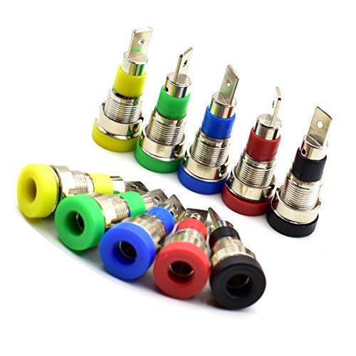 Adaptador hembra banana 4mm 10 piezas miniatura 1
