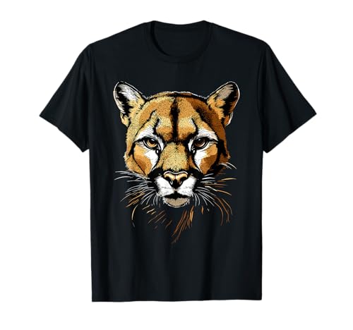 Puma Gran Felino León de Montaña Pumas Pantera Puma Camiseta