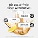 Best Body Nutrition ZEROP Vital Zuckerfreies Getränkekonzentrat Sirup Eistee-Zitrone Ohne Aspartam 1 L ergibt 80 L Getränk Fitness Drink mit Vitaminen B1 B6 Niacin Kalorienarm Wassersprudler
