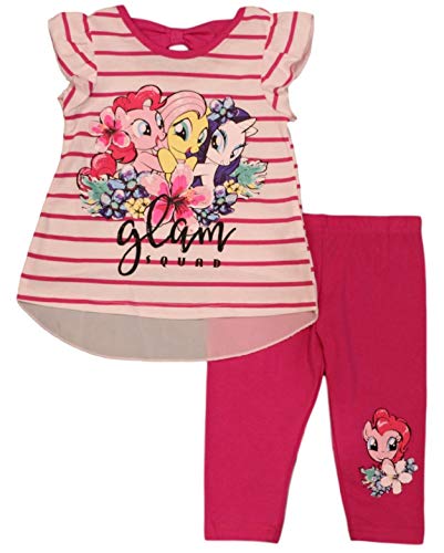 Image of My Little Pony Little Girls' Glam Squad Bow Back Leggings Set