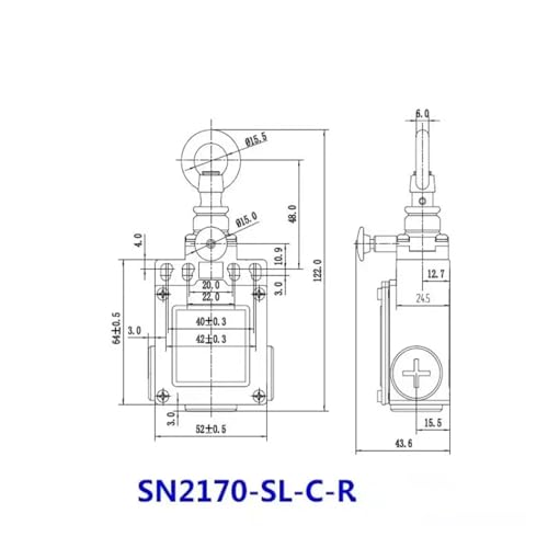 Interrupteur de fin de course SN6170-SL-CR pour automatisme industriel - 7