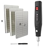 Luckcrab Crypto Seed Phrase Backup – 3-Plate Steel Wallet & Hardware Wallet Backup for Cold Storage, Fireproof Seed Phrase Plate Kit with Engraver, Indestructible Metal Crypto Seed Storage Vault