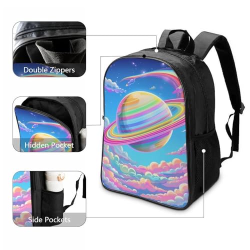 Mochila 3D estampado infantil de dibujos animados con relieve escolar y de viaje 3