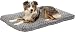 Plush Dog Bed | Ombré Swirl Dog Bed & Cat Bed | Mocha 29L x 21W x 2H-Inches for Medium Dog Breeds