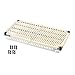 Nexel Vented Plastic Mat Shelf with Clips, 30" W x 18" D