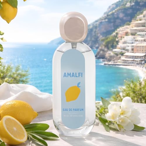 Amalfi Eau De Parfum 100ml – Fresh Citrus Floral Fragrance with Lemon, Freesia, Sage and Musk, Long Lasting EDP Perfume
