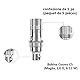 5 Stück VAPTIO Cosmo C5 Coil 1.0Ohm 8W ~ 13W Mesh-Ersatzcoil für Cosmo 2 Kit/Cosmo Kit/Cosmo 2 Plus Kit,kein Liquid kein Nikotin (C5)