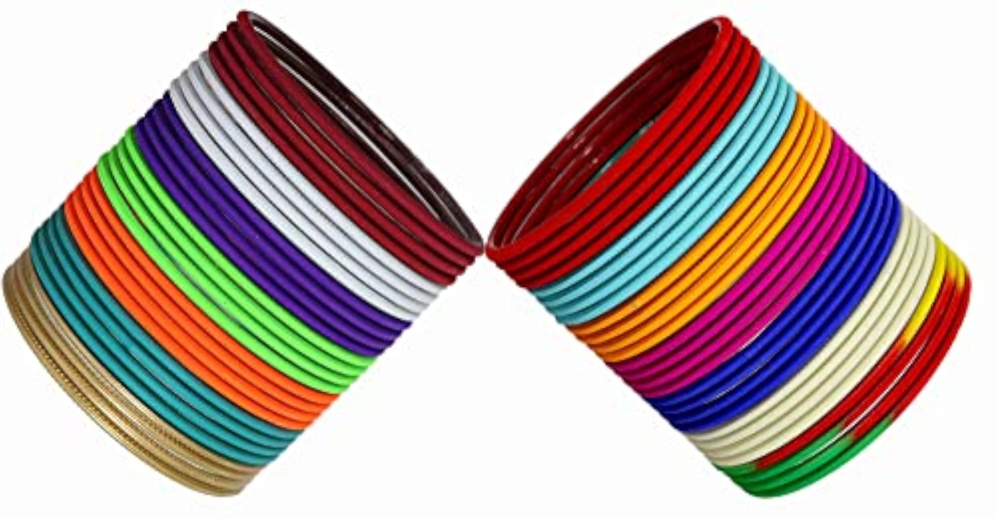 Women's Matte Finished Bangle Set, Non Precious Metal