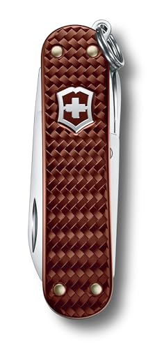 Image of Victorinox Classic SD Precious Alox 58mm,Hazel Brown, Swiss Made (0.6221.4011G)