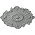 Ekena Millwork CM30SG 30 1/2-Inch W x 20-Inch H x 1 1/2-Inch P Strasbourg Ceiling Medallion