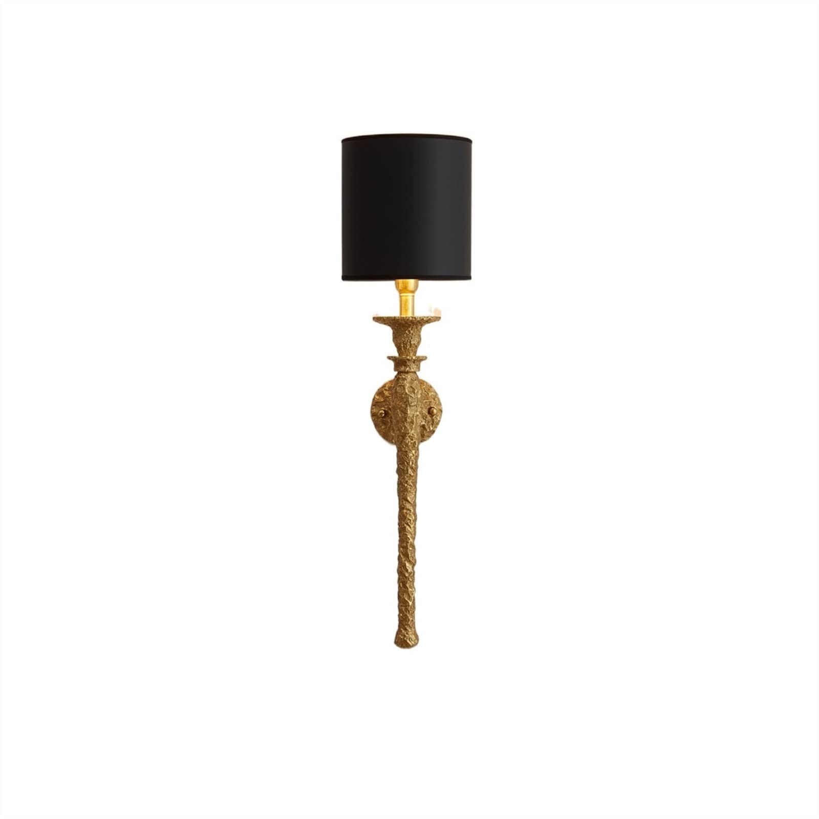 ZENY896V Bedroom Vintage Luxury Wall Lamp, Bedroom Bedside, Corridor Staircase Porch All Copper Lighting Wall Sconce(Black)