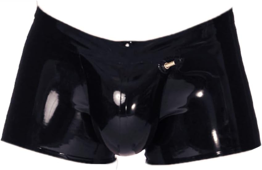 LEIMI Latex Rubber Pants Men's Inflatable Shorts Underwear