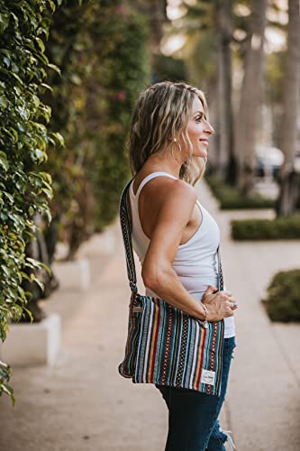 Core Hemp Crossbody Messenger Bag - Handmade In Nepal - Over-The-Shoulder Sling Bag - Unisex #TOP7