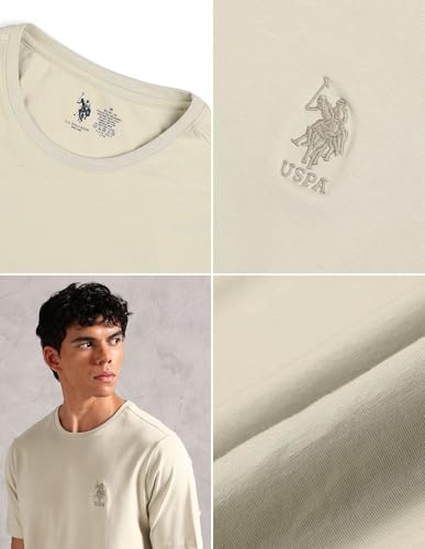 Image of U.S. Polo ASSN. Mens OEE12 Comfort Fit Pure Cotton Lounge T-Shirt