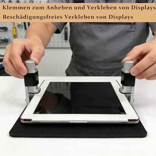 LCD Display Klemme, 6 Stück Verstellbare LCD Display Klemme Befestigung, LCD Display Clip Verstellbare, Befestigungsklemmen Clip, Phone Screen Repair Tools für Smartphone Computer Laptop Tablet