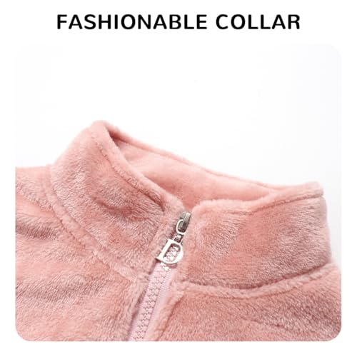 Baby Girls Winter Fleece Coat Toddler Boys Warm Jacket Sweater Zip Up Outerwear3