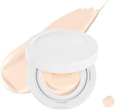 Parnell Cicamanu Serum Cushion - Moisturizing Foundation for Soothing, Coverage, Glass Skin and Lightweight for Sensitive and Dry Skin Pearl Skin (0.52 Fl Oz) (13C)