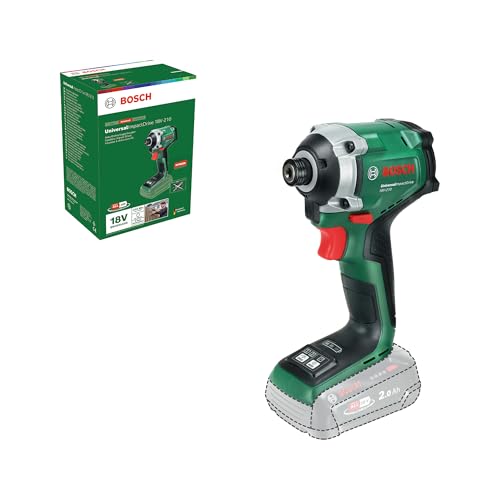 Bosch 18V System visseuse à chocs sans fil UniversalImpactDrive 18V-210 (visseuse à chocs puissante et compacte pour le travail du bois)