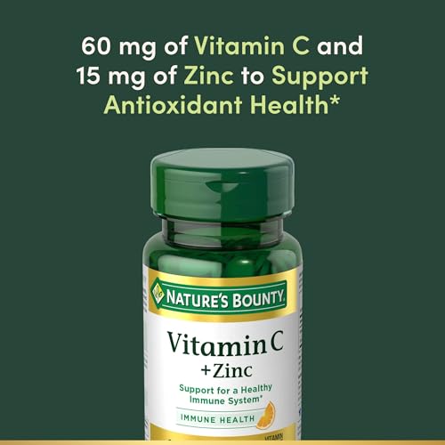Nature's Bounty Vitamin C + Zinc Tablets